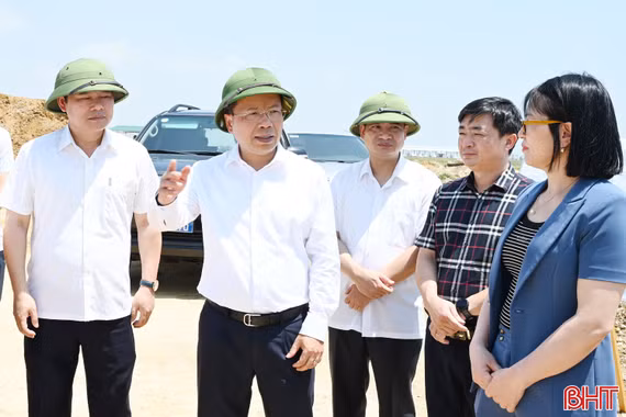 Bí thư Tỉnh ủy Nguyễn Duy Lâm: Đẩy nhanh tiến độ xây dựng KCN Gia Lách mở rộng