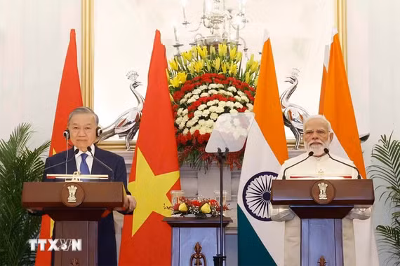 Đưa quan hệ Đối tác Chiến lược Toàn diện Tăng cường Việt Nam-Ấn Độ sang giai đoạn mới