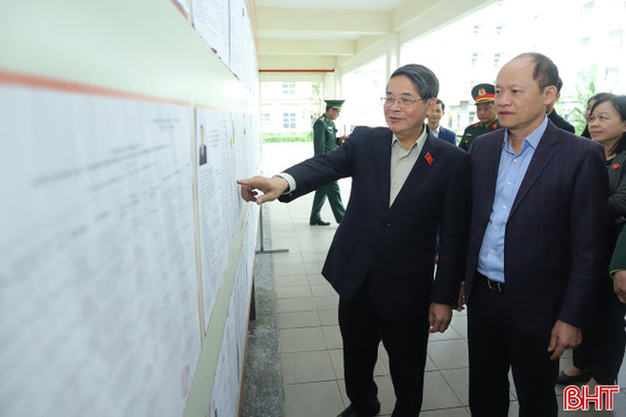 Sẵn sàng các điều kiện cho công tác bầu cử ở Vũng Áng