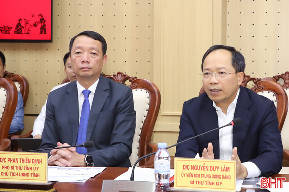 Hà Tĩnh tạo điều kiện tối đa để Nafoods Group đầu tư phát triển nông nghiệp công nghệ cao