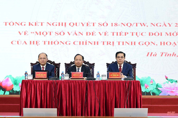 Tỉnh ủy Hà Tĩnh tổng kết Nghị quyết 18 của BCH Trung ương Đảng