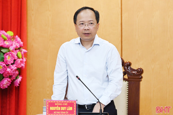 Rà soát kỹ lưỡng, chuẩn bị toàn diện cho Đại hội Đảng bộ tỉnh Hà Tĩnh