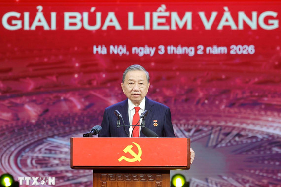 Toàn văn phát biểu của Tổng Bí thư Tô Lâm tại Lễ tuyên dương Bí thư Chi bộ xuất sắc và trao Giải Búa liềm Vàng lần thứ X