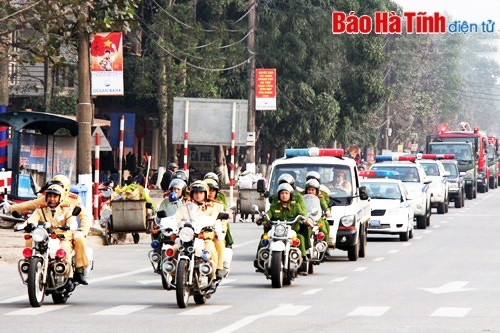 Công an Hà Tĩnh ra quân trấn áp tội phạm, đảm bảo ANTT trên địa bàn Công an Hà Tĩnh ra quân trấn áp tội phạm, đảm bảo ANTT trên địa bàn