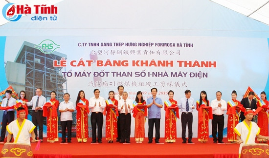 Thủ tướng Chính phủ cắt băng khánh thành Nhà máy Nhiệt điện Vũng Áng 1 và Tổ máy 1 - Nhiệt điện Formosa ảnh 10 Thủ tướng Chính phủ cắt băng khánh thành Nhà máy Nhiệt điện Vũng Áng 1 và Tổ máy 1 - Nhiệt điện Formosa ảnh 10