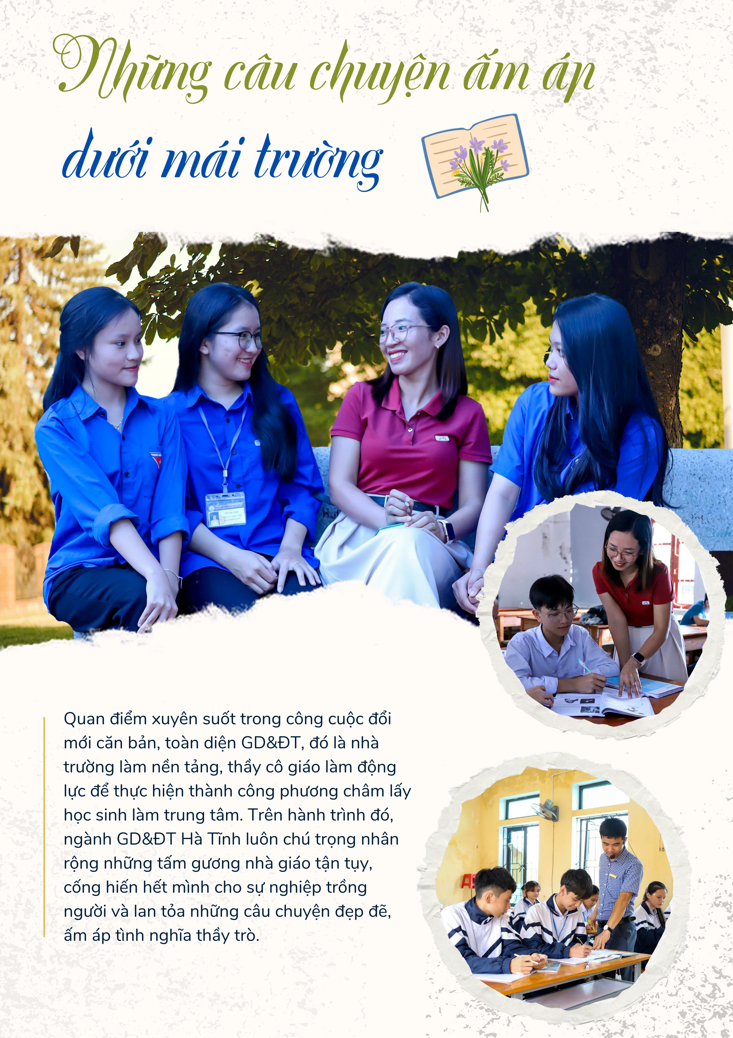 Những câu chuyện ấm áp dưới mái trường (bài 1): Cùng trò nghèo vượt khó