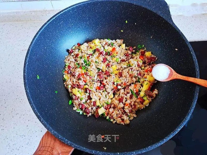 Ngày lạnh, làm cơm chiên bảy màu, đã mắt, ngon miệng đãi cả nhà