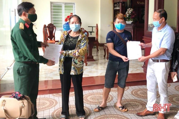 Can Lộc bàn giao 284 công dân hoàn thành cách ly tập trung