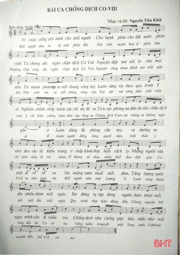 Thích thú bài hát cổ động chống dịch của vợ chồng nghệ nhân Hà Tĩnh