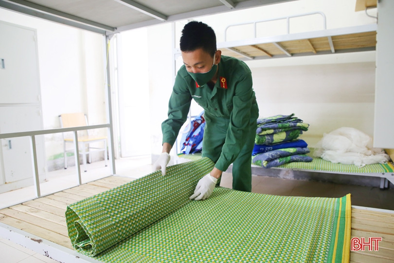 Thầm lặng làm sạch khu cách ly sau khi bàn giao 563 công dân ở Đại học Hà Tĩnh