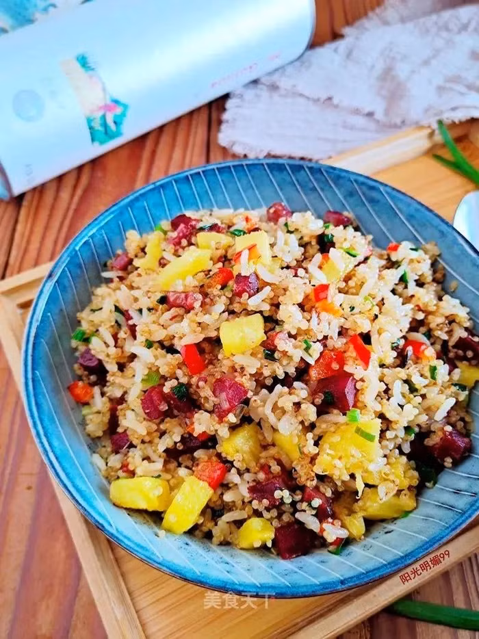 Ngày lạnh, làm cơm chiên bảy màu, đã mắt, ngon miệng đãi cả nhà