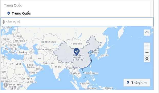 Facebook cung cấp bản đồ sai lệch về chủ quyền Hoàng Sa - Trường Sa