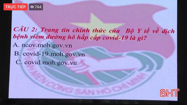 Triển khai sinh hoạt đoàn, đội theo hình thức trực tuyến tại Hà Tĩnh