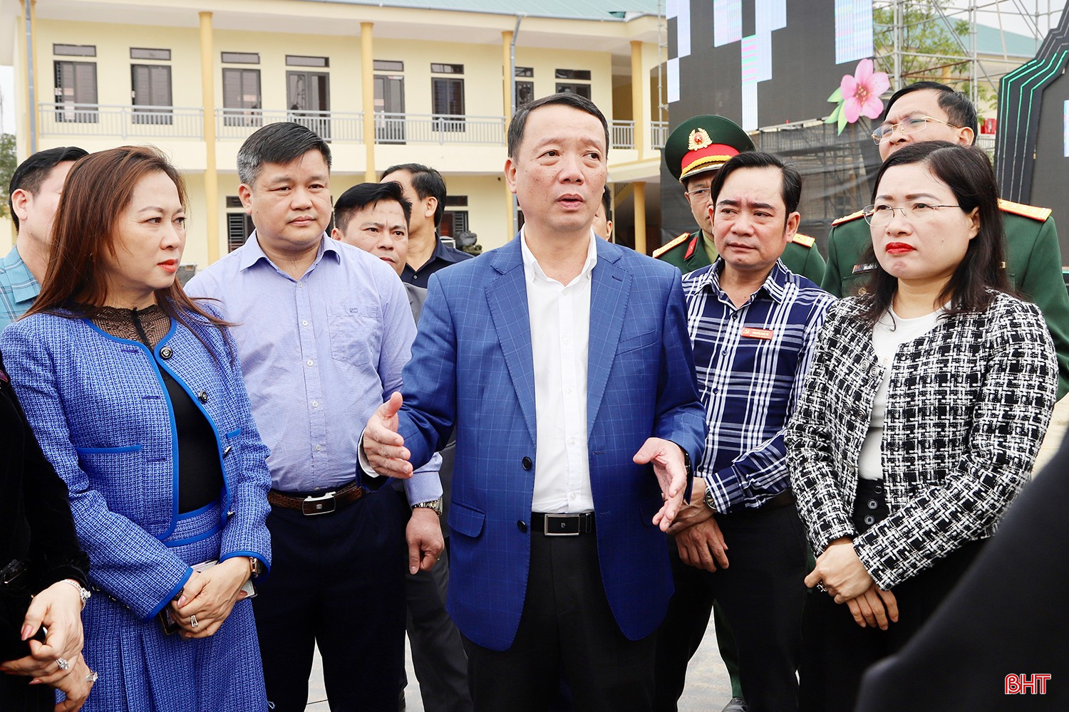 Chủ tịch UBND tỉnh Phan Thiên Định nhấn mạnh một số nội dung tại buổi kiểm tra.