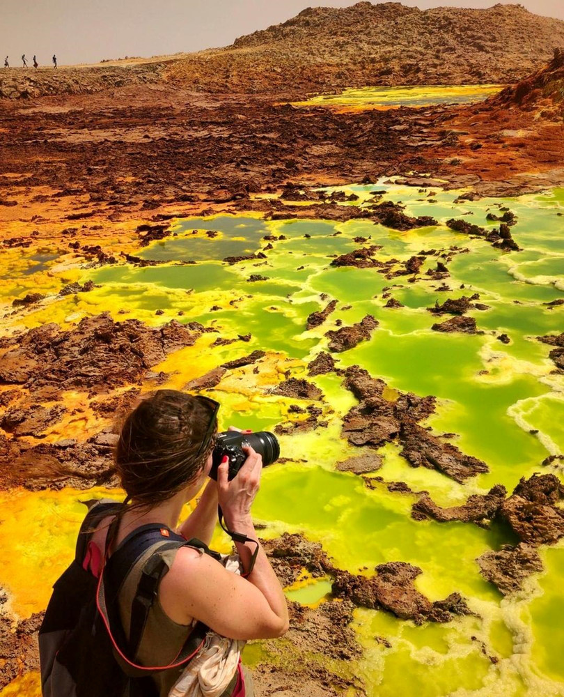 Vùng đất kỳ lạ có địa hình như bề mặt sao Hỏa