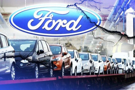 Ford sẽ giảm lượng lớn nhân công tại châu Âu. Ảnh: Daily Express. Ôtô bán ế, Ford cắt giảm 12.000 nhân công