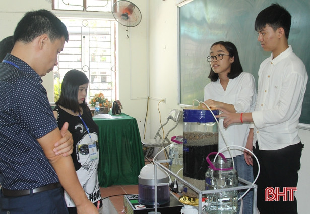 155 sản phẩm tranh tài tại Hội thi Sáng tạo kỹ thuật Hà Tĩnh