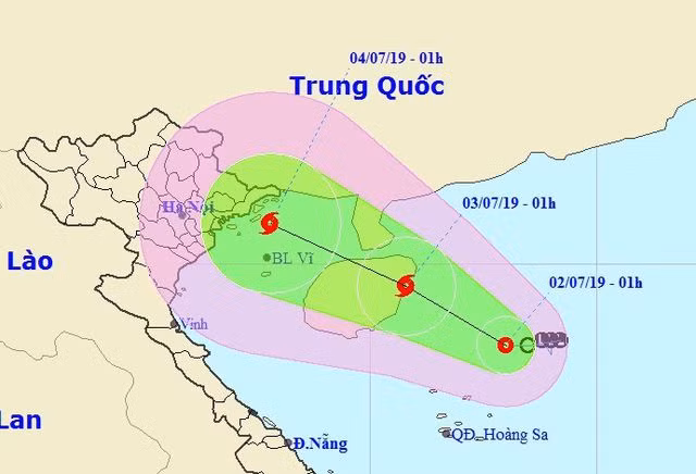 Áp thấp nhiệt đới khả năng mạnh thành bão hướng vào Bắc Bộ