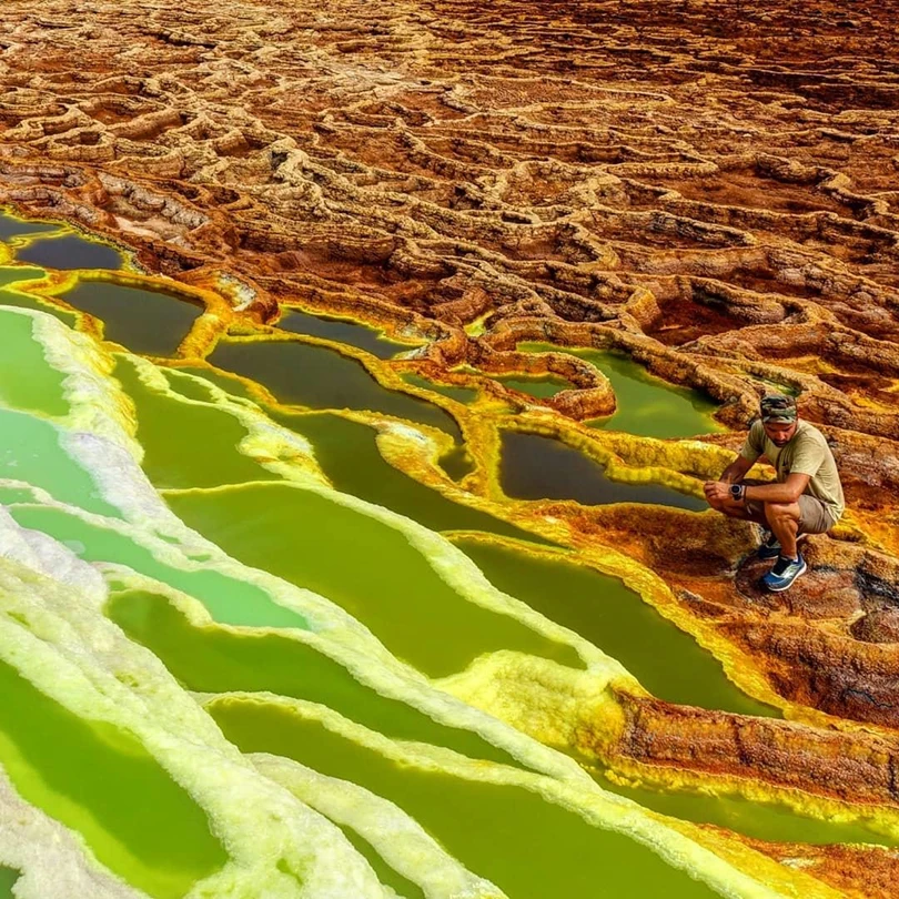 Vùng đất kỳ lạ có địa hình như bề mặt sao Hỏa