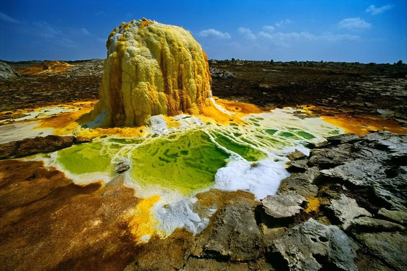 Vùng đất kỳ lạ có địa hình như bề mặt sao Hỏa