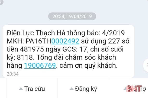Chăm sóc khách hàng qua zalo, Điện lực Hà Tĩnh tiết kiệm hàng trăm triệu đồng mỗi năm