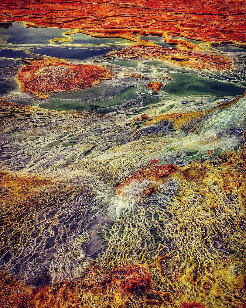 Vùng đất kỳ lạ có địa hình như bề mặt sao Hỏa