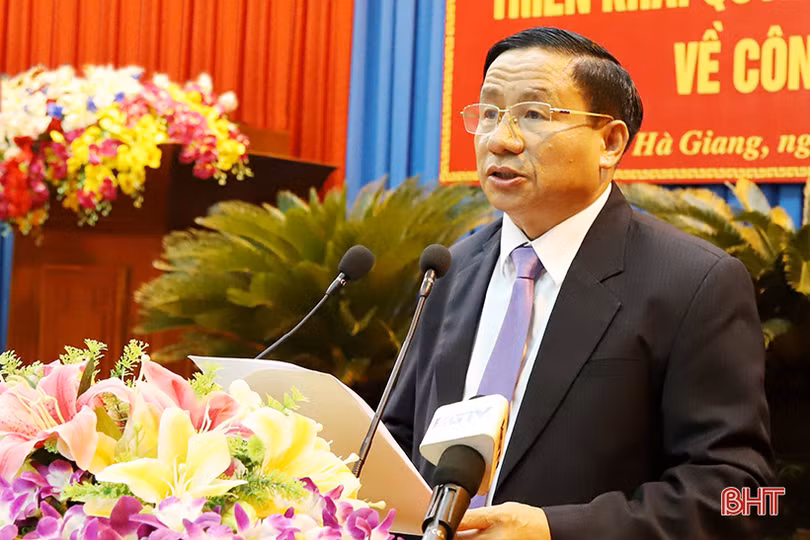 Chủ tịch UBND tỉnh Hà Tĩnh được điều động giữ chức Bí thư Tỉnh ủy Hà Giang