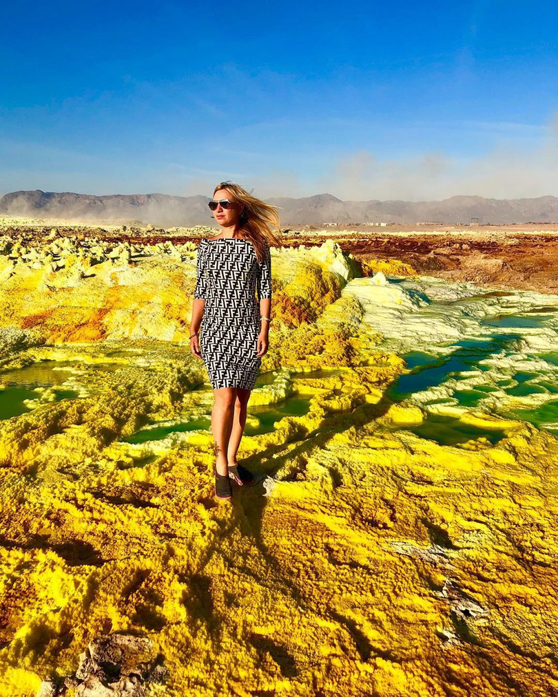 Vùng đất kỳ lạ có địa hình như bề mặt sao Hỏa