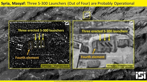 Vệ tinh Israel cho thấy Vệ tinh Israel cho thấy “tình trạng báo động” của S-300 Syria
