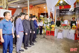 Xã Sơn Tây tổ chức lễ truy điệu, an táng hài cốt liệt sĩ
