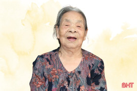 Bí quyết sống khỏe, sống vui của cụ bà 103 tuổi ở Hà Tĩnh 