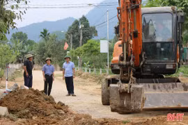 35 hộ dân hiến hơn 1.200m² đất mở rộng tuyến đường liên thôn