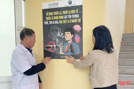 Cấp phát 3.500 áp phích tuyên truyền phòng, chống tác hại thuốc lá