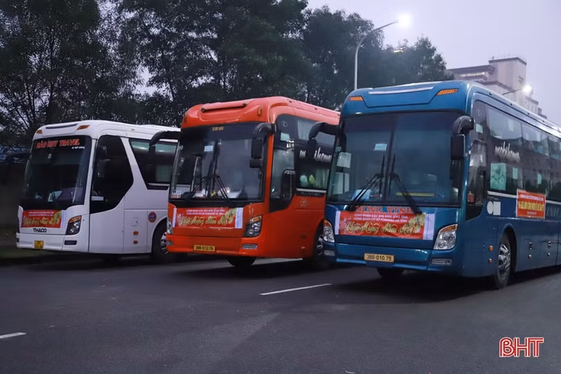 Những chuyến xe miễn phí đưa công nhân Formosa Hà Tĩnh về quê đón tết