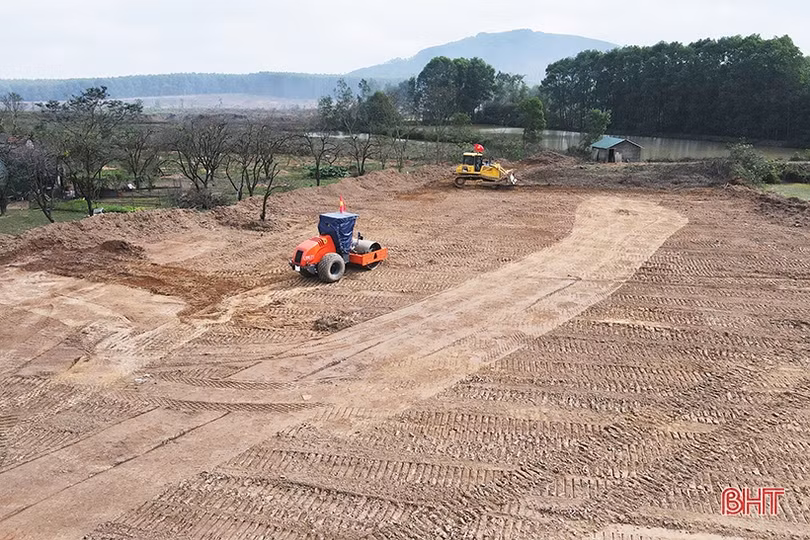 Công trường cao tốc Bắc – Nam đoạn Hà Tĩnh nhộn nhịp ngày cận tết