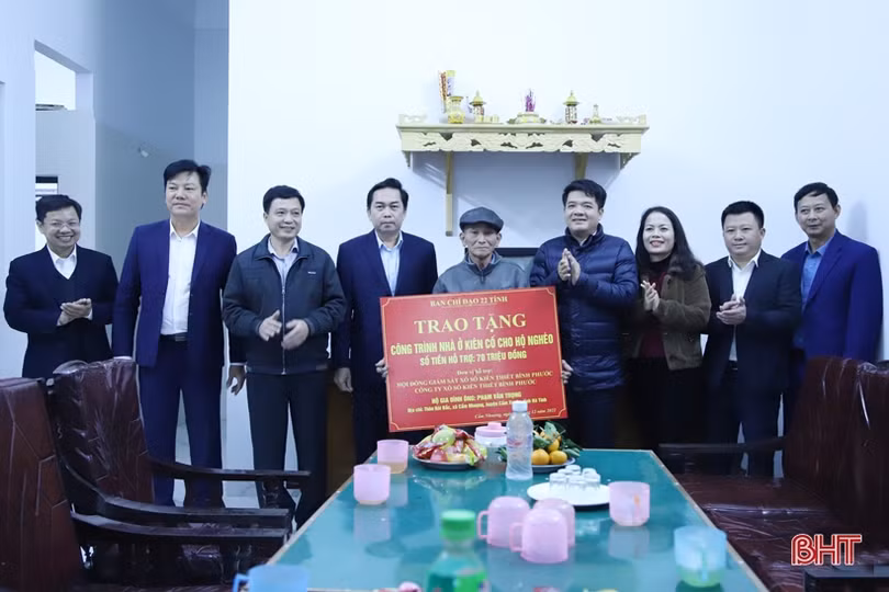 Mang xuân ấm đến với mọi người dân Hà Tĩnh