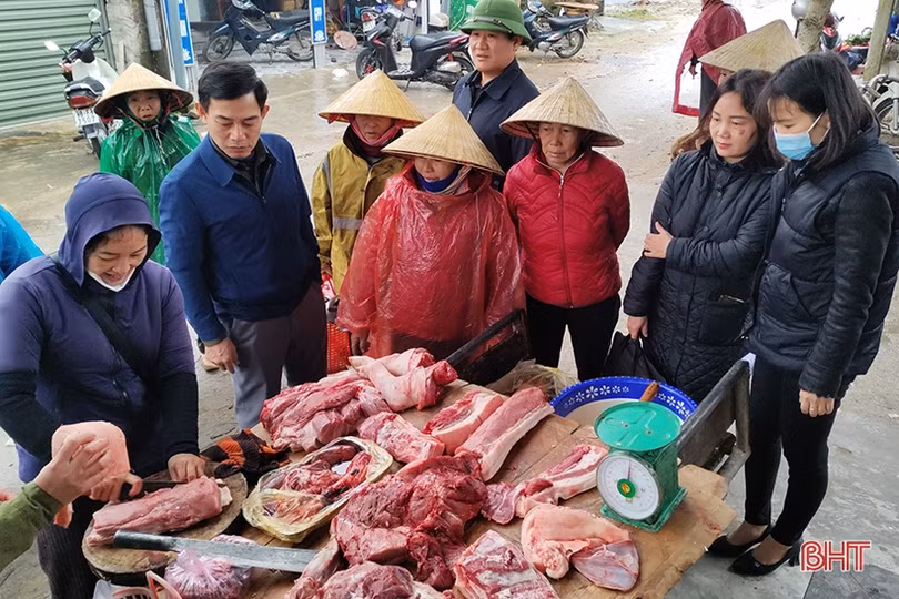 Lượng gia súc giết mổ, tiêu thụ tăng cao, Hà Tĩnh tăng cường kiểm soát