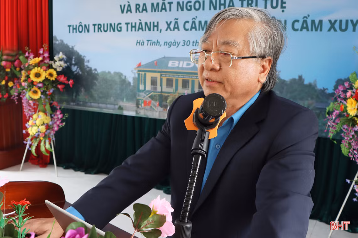 Khánh thành Nhà văn hoá cộng đồng tránh lũ do BIDV tài trợ tại Cẩm Xuyên