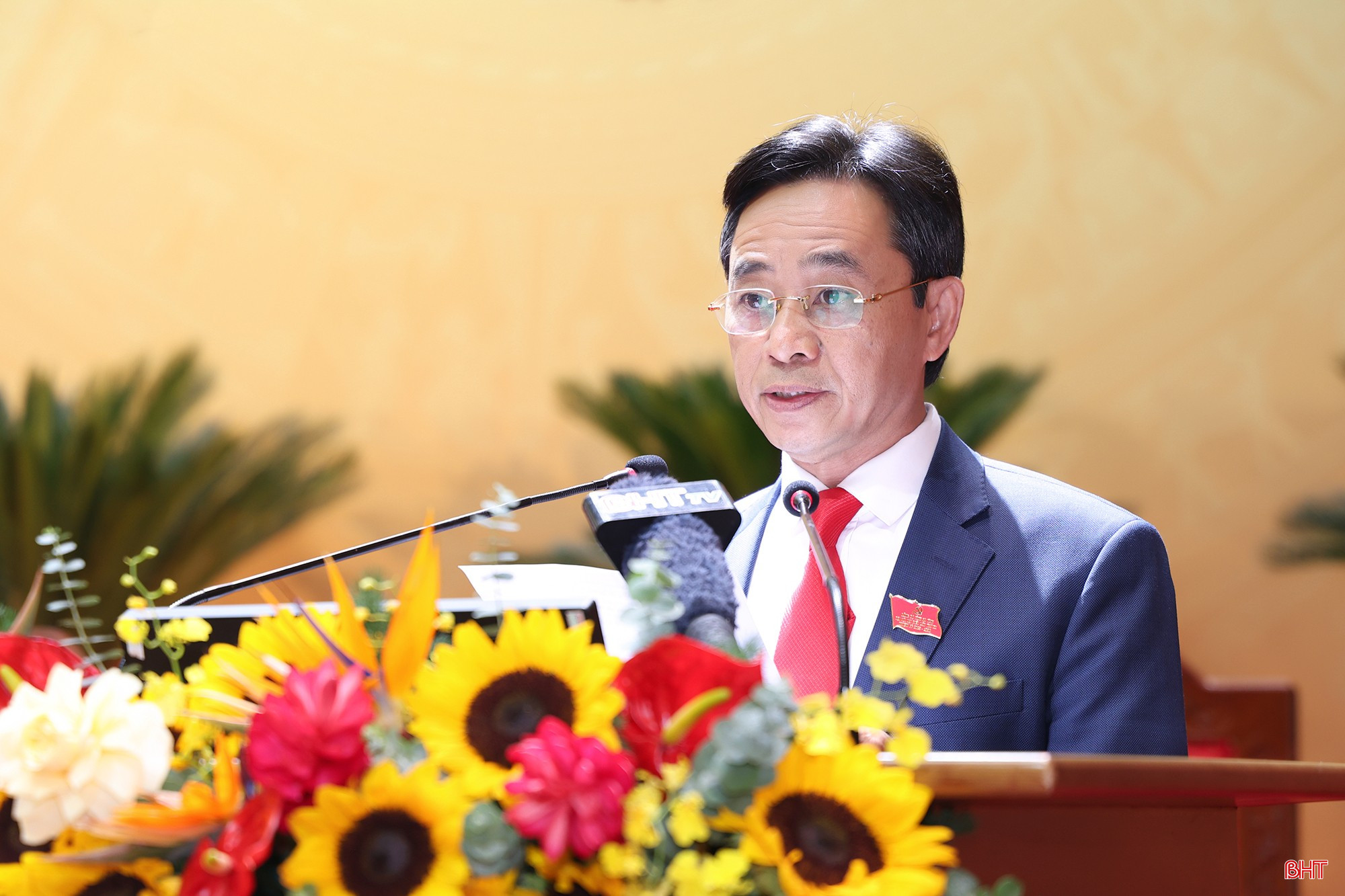 Phó Bí thư Thường trực Tỉnh ủy Trần Thế Dũng phát biểu kết thúc phiên trù bị. bqbht_br_a-the-dung-ok-9351.jpg