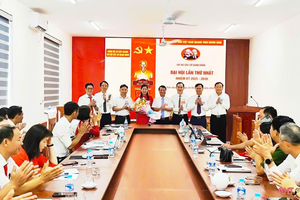 Chi bộ Các cơ quan Đảng xã Đức Quang tổ chức Đại hội lần thứ nhất, nhiệm kỳ 2025 - 2030 vào tháng 7/2025. image-12-6985.jpg