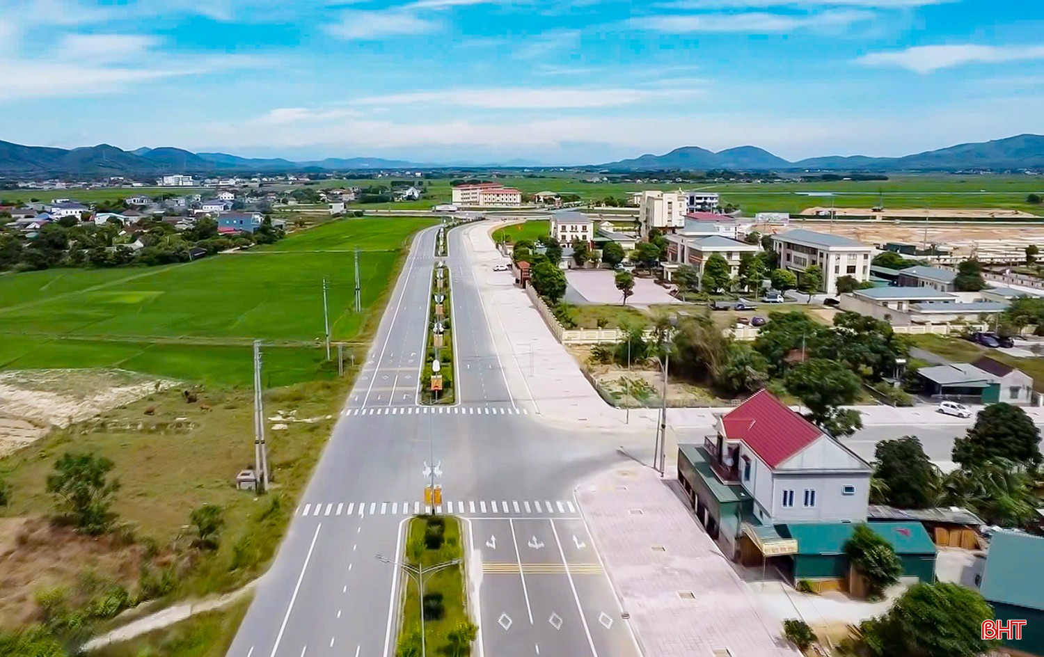 Một góc của xã Kỳ Anh hôm nay. Một góc của xã Kỳ Anh hôm nay.