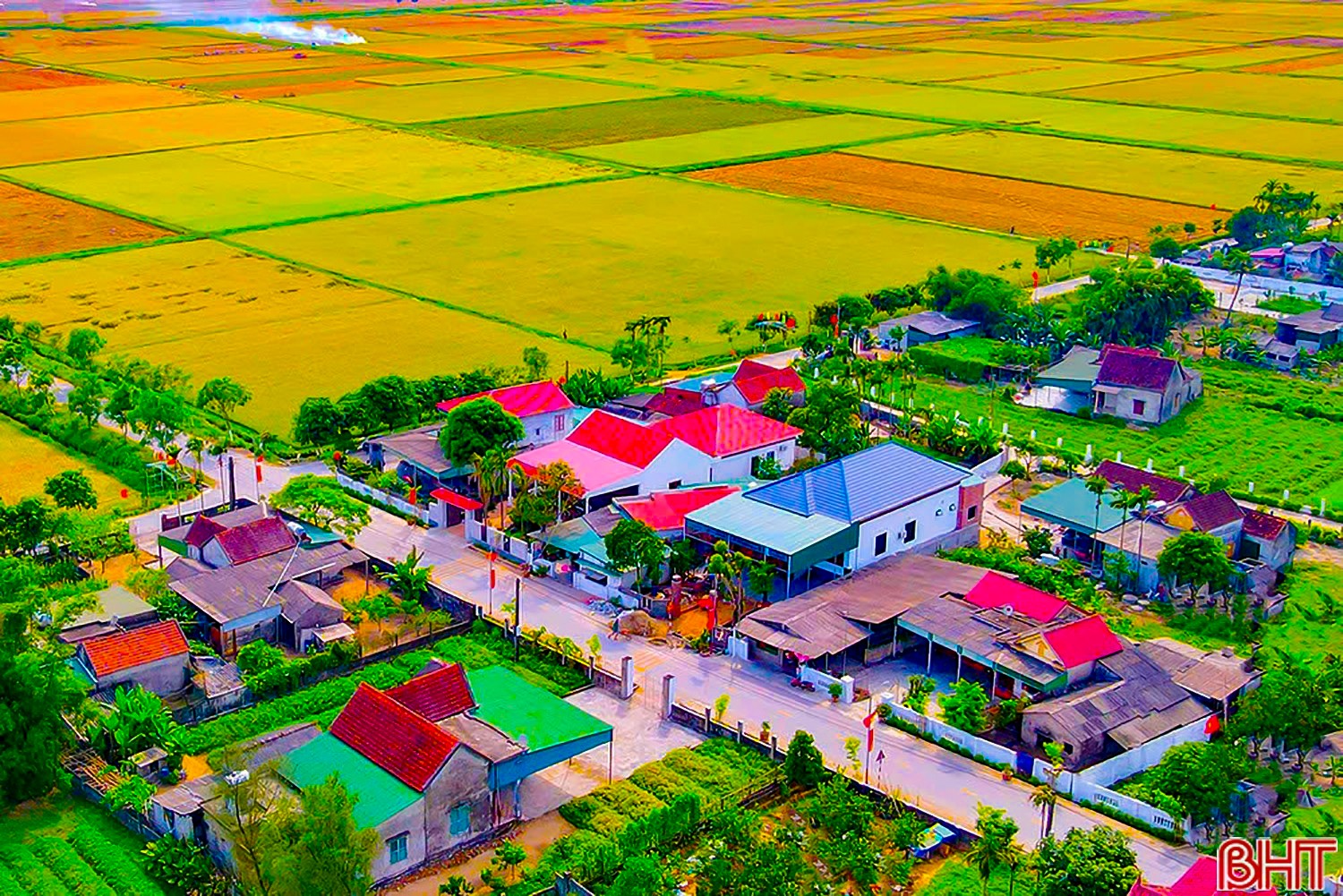 Một góc trù phú của xã Yên Hòa hôm nay. a31.jpg