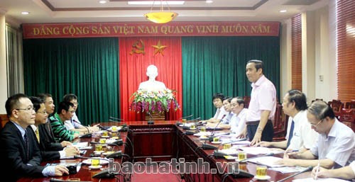 Bí thư Tỉnh ủy Nguyễn Thanh Bình: Hà Tĩnh sẵn sàng hợp tác và mong muốn nhận được sự giúp đỡ, hợp tác từ phía Đại học Kỹ thuật Vân Lâm