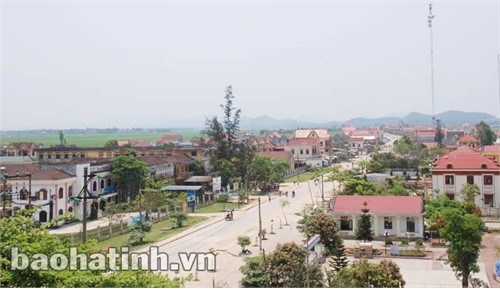 Một góc thị trấn Đức Thọ. Ảnh: spkt.net Một góc thị trấn Đức Thọ. Ảnh: spkt.net