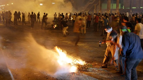 Bạo loạn tại Ai Cập (ảnh: IndiaToday)