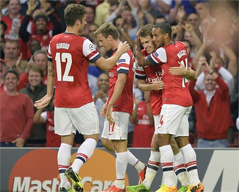 Arsenal thi đấu thăng hoa