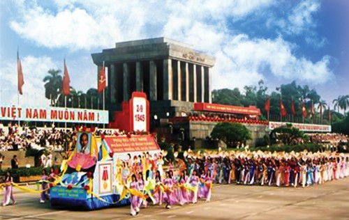 Diễu binh, diễu hành chào mừng ngày Quốc khánh 2/9 tại Quảng trường Ba Đình (Hà Nội). Ảnh tư liệu