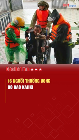 16 người thương vong do bão Kajiki