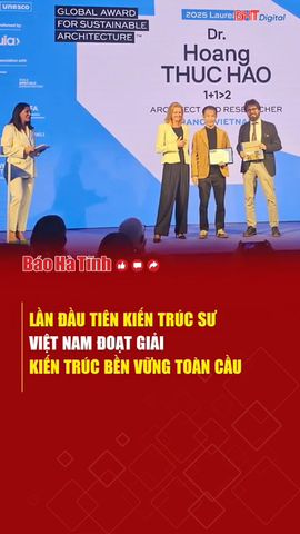 Lần đầu tiên kiến trúc sư Việt Nam đoạt giải kiến trúc bền vững toàn cầu