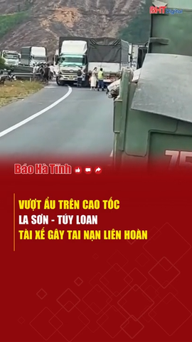 Vượt ẩu trên cao tốc, tài xế gây tai nạn liên hoàn 
